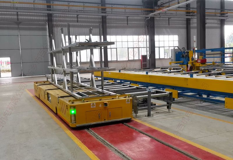 RGV軌道車，可有效提高制造運行效率