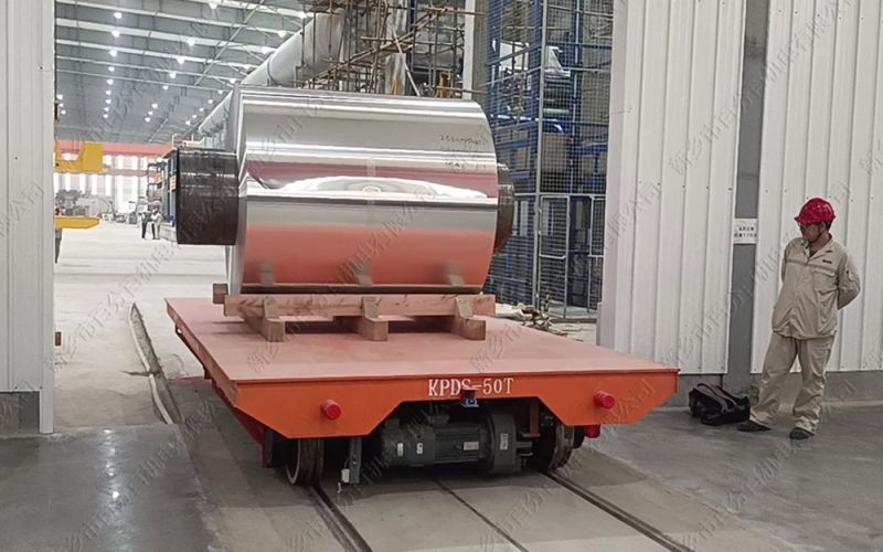 低壓軌道電動平車取電方式解析