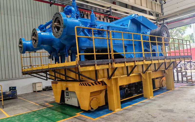 超大型工件噴涂作業(yè)為什么大多選用地軌平板車(chē)作為轉(zhuǎn)運(yùn)工具