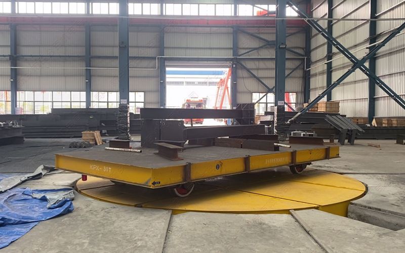 軌道平車(chē)直角轉(zhuǎn)彎方案對(duì)比：轉(zhuǎn)盤(pán)轉(zhuǎn)向 vs 縱橫平移